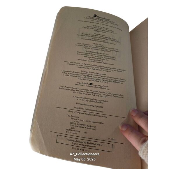 My soul to keep by Tananarive Due - harper prism books - isbn 006105366 - Picture 6 of 7